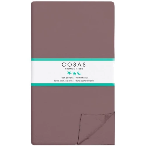 Комплект постільної білизни Cosas Delta Color Chocolate дитячий на гумці 110x140 см (DeltaColor_Chocolate_140)