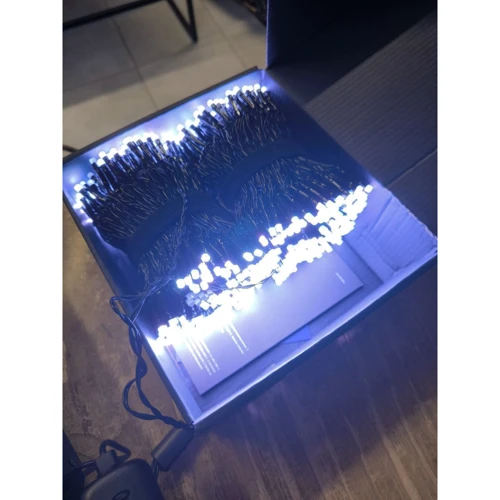 Smart LED Гірлянда Twinkly Strings RGB 600_ BT+WiFi_ Gen II_ IP44 кабель чорний (Електрогірлянди)(79012246)Stylus approved фото 4
