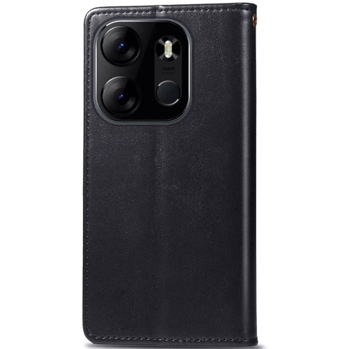 Чохол для телефона Mobile Case GETMAN Gallant Black for Tecno Spark Go 2023: Матеріал Искусcтвенная шкіра і Термополиуретан