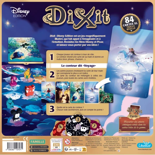 Настільна гра Libellud Dixit Disney Edition (Діксіт Дісней) + QR-код рус. правила: Виробник Libellud
