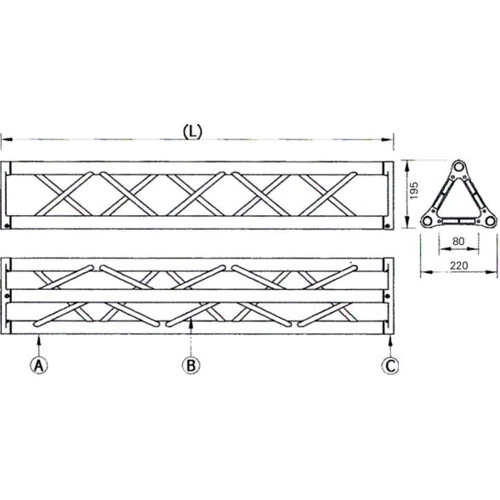 Алюмінієва ферма SOUNDKING DKB2203-200