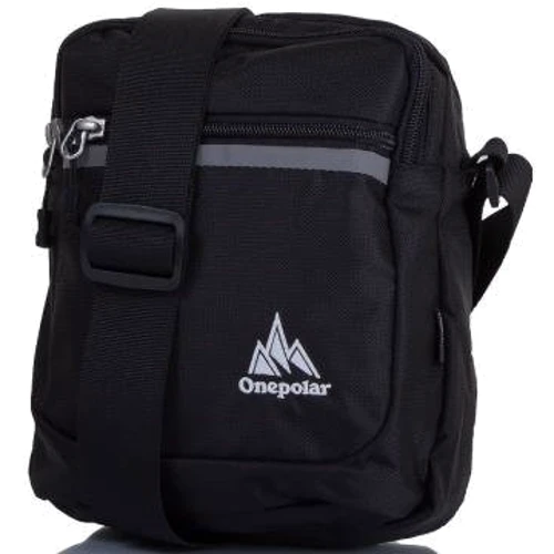 Мужская сумка через плечо Onepolar черная (W5632-black)