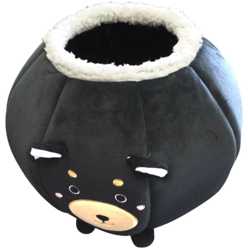 Будиночок для котів Croci Fluffy Round 50х50 см чорний (C6078283)