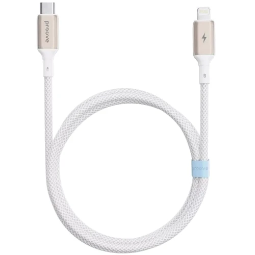 Кабель Proove Cable USB-C to Lightning Dense Metal 27W 1m White (CCDM27002102): Довжина 1 м