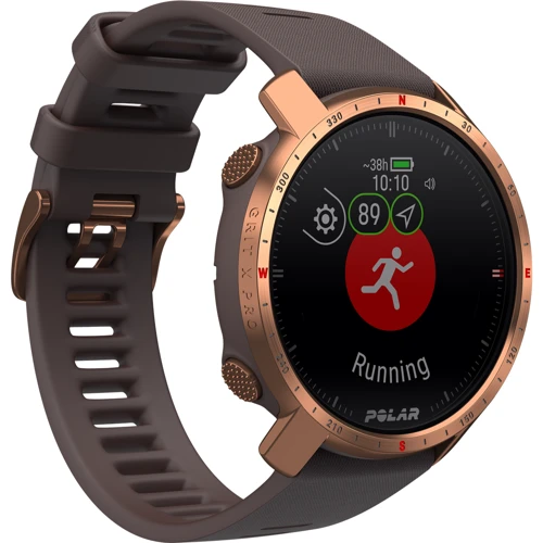Смарт-часы Polar Grit X Pro Nordic Copper (725882058702): Фитнес-функции Альтиметр, GPS-модуль, Подсчет калорий, Шагомер, Пульсометр, Секундомер, Скорость движения