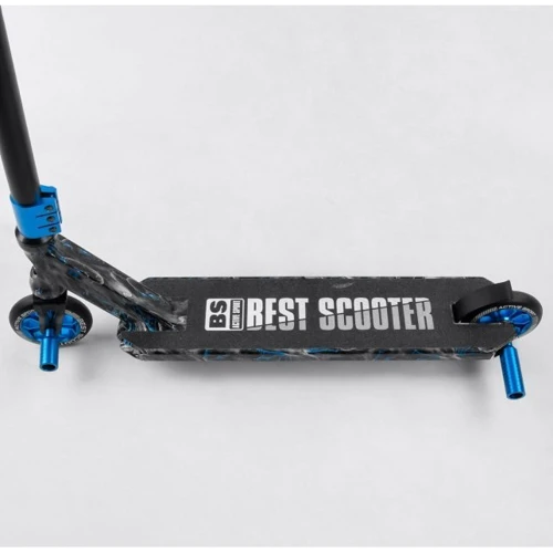 Самокат трюковий Best Scooter чорно-синій (BS-77566) фото 8