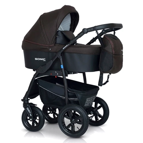 Универсальная коляска 3 в 1 Verdi Sonic Plus 9023-VSP-08, 08, коричневый