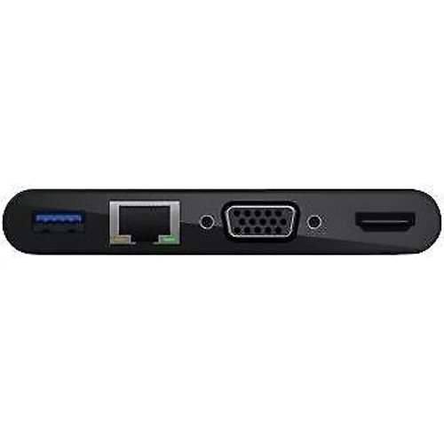 Адаптер Belkin Adapter USB-C to HDMI+VGA+USB+RJ45 Black (AVC004BTBK): Цвет черный