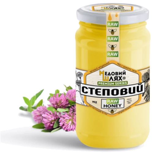 Мед Медовий Шлях Степовий різнотрав'я 400 г (4820191810174)