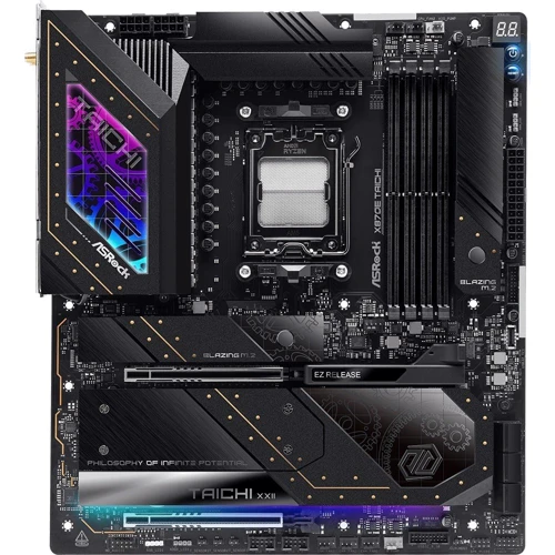 ASRock X870E Taichi: Разъемы на плате USB 3.2 Gen 2, USB 3.2 Gen 1, USB 2.0, СОМ