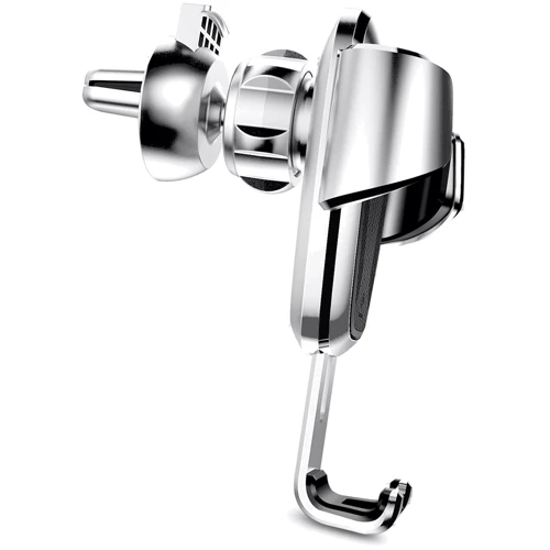 Держатель Baseus Car Holder Gravity Metal Silver (SUYL-B0S) фото 4