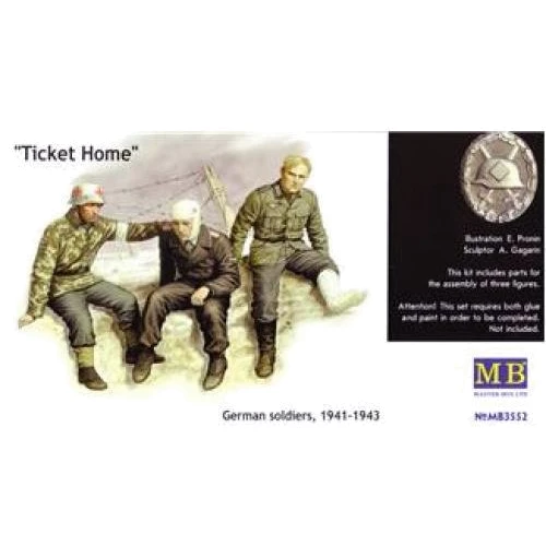 Набір фігурок Master Box Ticket Home German soldiers, 1941-1943 (MB3552)