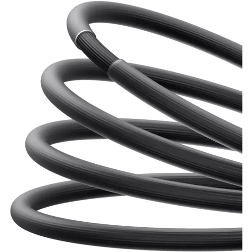 Кабель Baseus USB Cable to Lightning CoolPlay Series Fast Charging 2.4A 2m Black (CAKW000501) фото 4