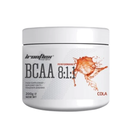 Амінокислота для спорту IronFlex Nutrition BCAA Performance 8-1-1 200 g / 40 servings / Cola
