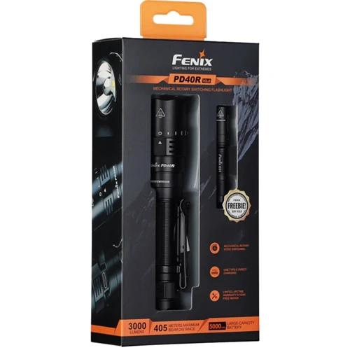 Ліхтар туристичний Ліхтар Fenix PD40R V2.0 + Ліхтар Fenix E01 V2.0 (PD40RV20E01V20): Дальність підсвічування, м 405