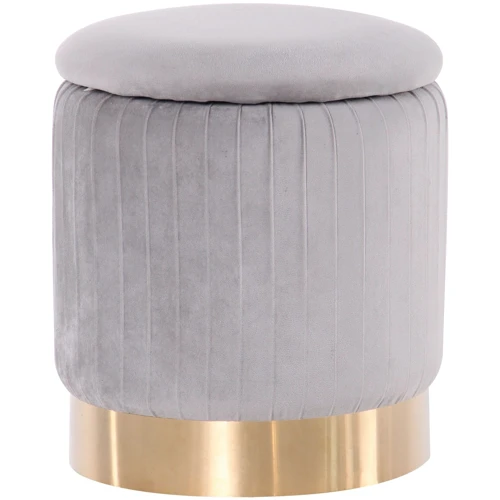 Пуф AMF Little Monte Grey / Golden Chrom (547492)