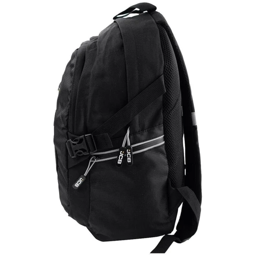 Мужской рюкзак JCB черный (FULJCBBP66-BLK-GR): Фактура Тканая