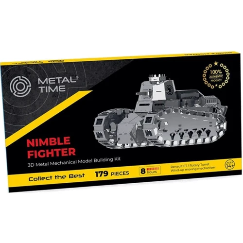 Коллекционная модель-конструктор Metal Time Nimble Fighter Танк Renault FT-17 (MT010) фото 7