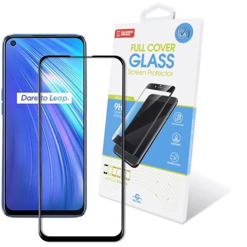 

Global Tempered Glass Full Glue Black for Realme 6