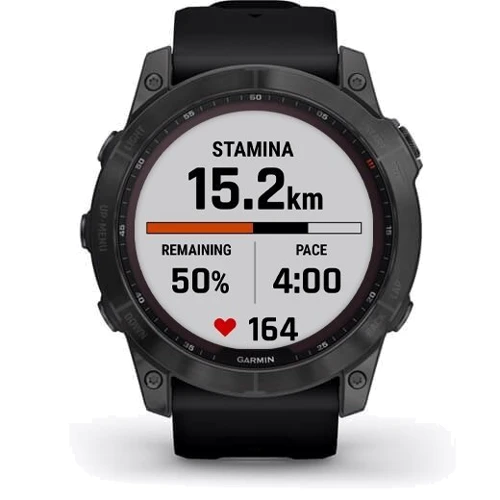 Смарт-часы Garmin Fenix 7X Sapphire Solar Carbon Grey DLC Titanium with Black Band (010-02541-11): Сенсорный экран есть