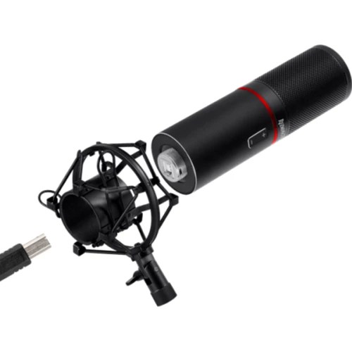 Микрофон Redragon Blazar GM300 Black: Способ подключения проводной