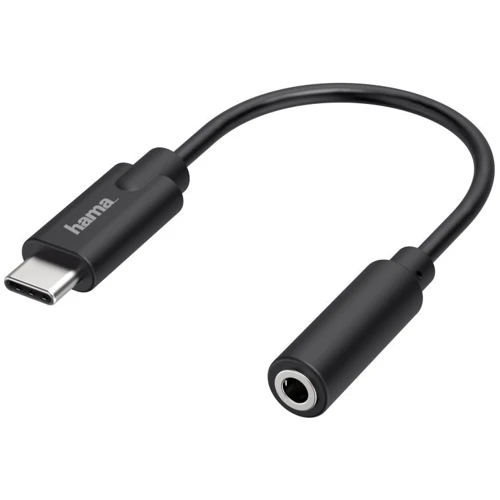 Адаптер HAMA Adapter USB-C to 3.5mm Black (00205282)