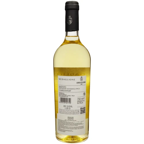 Вино Medaglione Chardonnay Salento белое сухое 0.75 л (FSH_8007013101719): Страна производитель Италия