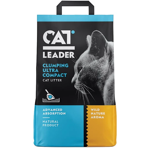 Наполнитель туалетов для кошек Cat Leader Clumping Ultra Compact with Wild Nature ультракомкующийся 5 кг (5 л) (5200357801441)