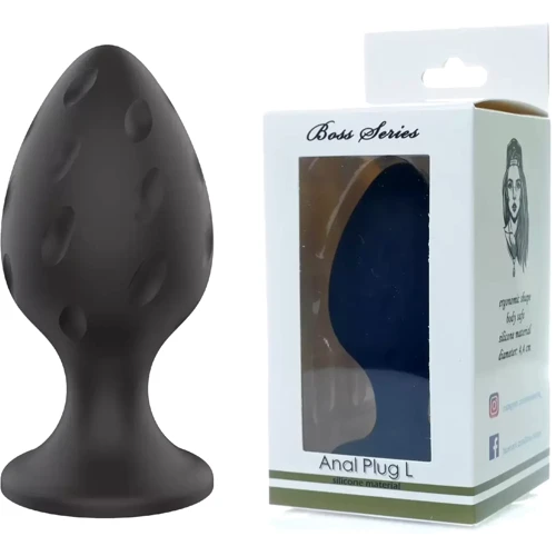 Анальная силиконовая пробка Boss Series - Silicone Anal Plug L (BS7800021)