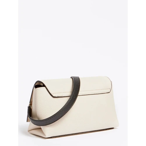 Женская сумка кросс боди Guess Uptown Chic Mini Xbody Flap молочная (HWVG7301780-SML): Пол Женский