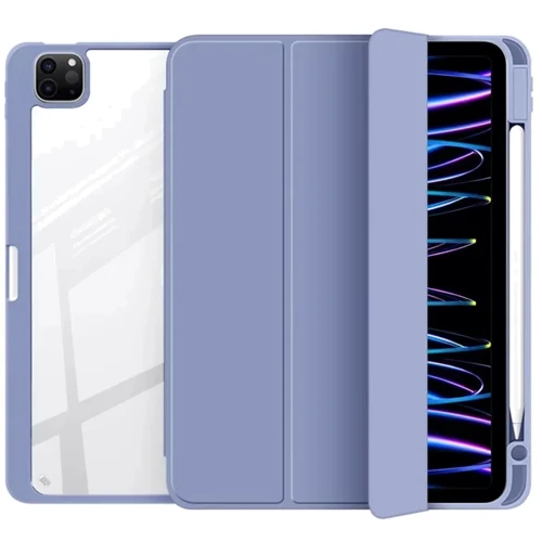 Аксессуар для iPad BeCover Soft Edge TPU with Pencil mount Purple for iPad Pro 12.9 (2020-2022) (711710)