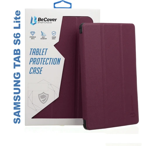 Аксессуар для планшетных ПК BeCover Smart Case Red Wine для Samsung Galaxy Tab S6 Lite 10.4 P610/P615 (705216) фото 6
