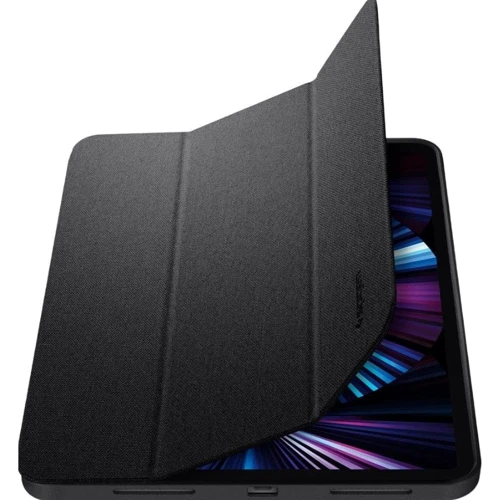 Аксессуар для iPad Spigen Urban Fit Black for iPad Pro 11 (2018-2022) (ACS01054): Особенности Надежная защита от царапин и загрязнений, Складывается в подставку, отделение для стилуса, защита сп