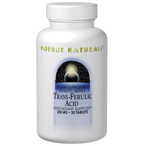 Source Naturals Trans-Ferulic Acid 250mg, 30 Tab