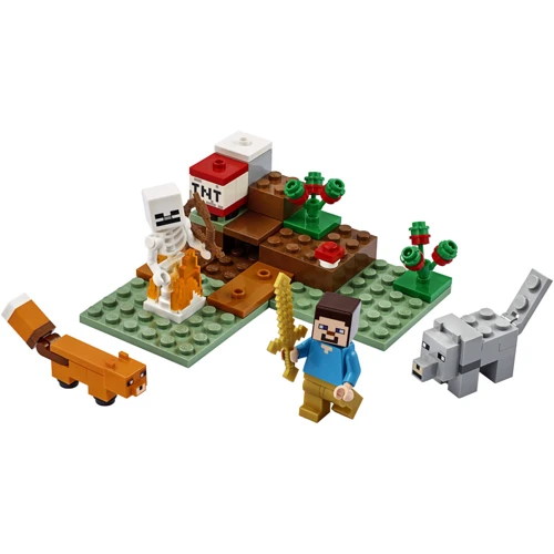 Конструктор LEGO Minecraft Пригоди в тайзі 74 деталі (21162) фото 4
