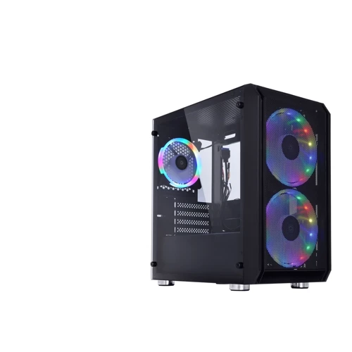 Корпус QUBE NEPTUNE MINI (QB08N_FCNU3): Матеріал передній панелі метал