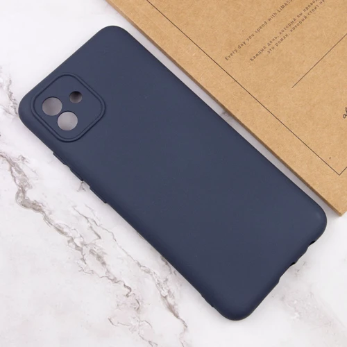 Чехол для телефонов Lakshmi Case Silicone Cover Full Camera Midnight Blue for Samsung A045 Galaxy A04: Материал силикон