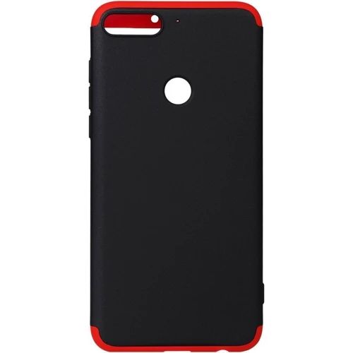 Чехол для телефонов BeCover Case 360° Super-protect Black/Red for Huawei Y7 Prime 2018 (702249): Цвет черный / красный