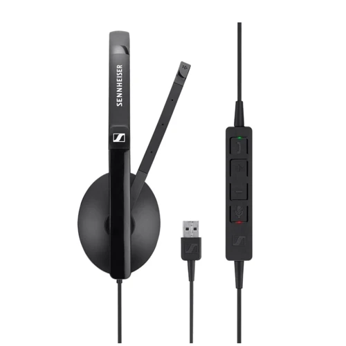 Наушники Sennheiser SC 130 USB Mono (508314): Тип конструкции накладные