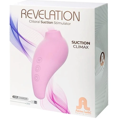 Вакуумный стимулятор Adrien Lastic Revelation Pink, режим Boost