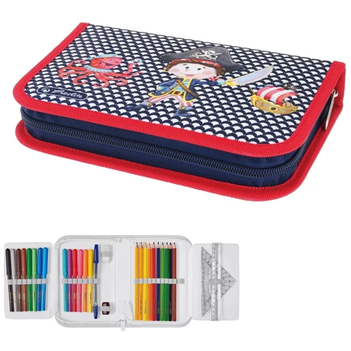 Пенал с наполнением Herlitz Pirate 31 предмет (50038282)