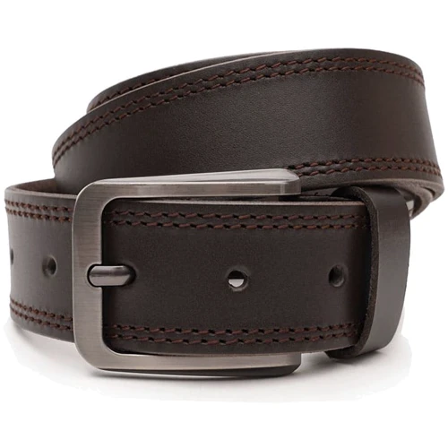 Чоловічий ремінь Borsa Leather коричневий (V1115FX18-brown)