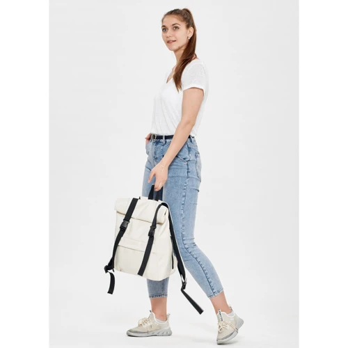 Женский рюкзак Sambag RollTop Milton молочный (24211011): Страна производитель Украина