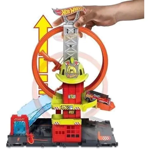 Ігровий набір Hot Wheels Супер петля з пожежною станцією (HKX41): Виробник Hot Wheels