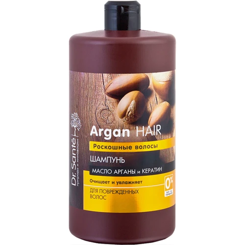 Dr. Sante Argan Hair Шампунь Роскошные волосы для поврежденных волос с маслом арганы и кератином 1000 ml