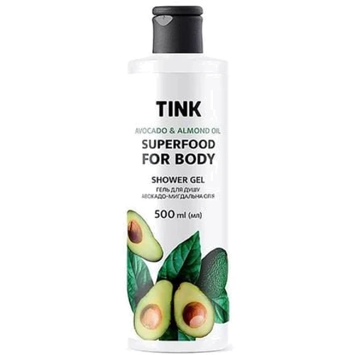 Tink Superfood For Body Avocado & Almond Oil Shower Gel Гель для душа 500 ml