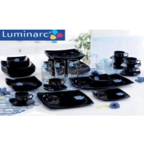Столовый сервиз Сервиз Luminarc Indigo Flowers Black H4152 (44 пр.)