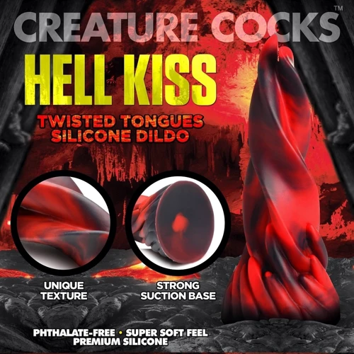 Фантазийный фаллоимитатор в виде языка монстра Creature Cocks Hell Kiss Twisted Tongues Silicone