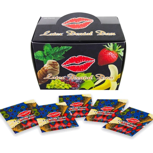 Набор латексных салфеток Trust Latex Dental Dams Vanilla 100 шт: Тип Ароматизированные