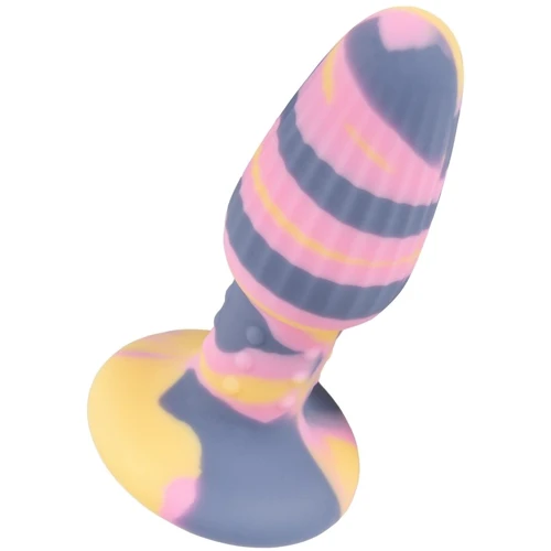 Анальная пробка Coloгful Joy Tricolour Butt Plug